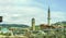 Bell Tower and Minarets Sarajevo Panorama