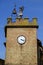 Bell tower, montepulciano, province of siena, tuscany, italy