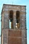 Bell tower in Montepulciano, Tuscany, Italy