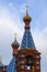 Bell tower of the Old Believers Church of the Tikhvin Icon of the Mother of God in Moscow