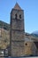 Bell Tower Of The Parochial Church Of Our Lady Of La Asuncion Bielsa Village. Landscapes, Pyrenees From Nature, History,