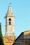 Bell tower of Pienza Cathedral, Tuscany, Italy