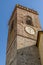 The Bell Tower of the Pieve di San Leonardo church in the historic center of Cerreto Guidi, Florence, Italy