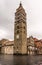 Bell tower in Pistoia, Italy