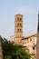 Bell tower of a romanic style church