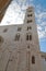 Bell tower of Saint Sabino cathedral in the port of Bari Italy