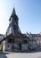 Bell tower of the Sainte Catherine church in Honfleur. Normandy, France