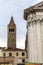 The bell-tower of San Barnaba in Venice on a summer day