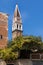 Bell tower of San Francesco della Vigna church in Italy.