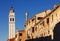 The bell tower of San Giorgio dei Greci church, Venice