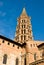 Bell tower of St Sernin Basilica in Toulouse