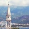 The bell tower of Sveti Ivan St.John Catholic Church Cathedral