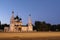 The Bell Tower Of The Temple Of Elijah The Prophet. Soviet square. Yaroslavl. Beautiful hipped bell tower. Snowy