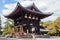 The bell tower at Todai-ji temple in Nara, Japan,