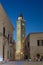 The bell tower of Trani cathedral at twilight, Apu