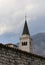 Bell tower of Venzone Town in Northern Italy