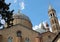 Bell towers and dome of the Basilica of Saint Anthony from Padua