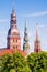 Bell-towers of Riga cathedrals, Latvia