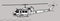 Bell UH-1N Iroquois. Twin Huey. Model 212. Vector drawing of utility helicopter.