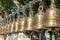 Bell at Wat Phra That Si Chom Thong Worawihan in Chom Thong District, Chiang Mai, Thailand.