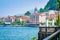 Bellagio borgo on Lake Como, Italy. Romantic lakefront and alleys.