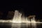 Bellagio Hotel and Casino, fountain, atmospheric phenomenon, landmark, night