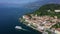 Bellagio by Lake Como Aerial view and Ferry Italy Summer