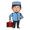 bellboy character hotel service icon