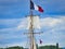 Belle Poule name schooner on the Seine River in France for Armada exhibition