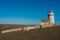 The Belle Tout lighthouse on top of Seven Sisters, Clifftop Paths Nature Reserve. South of England