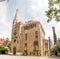 Bellesguard tower building designed by Antoni Gaudi