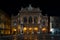 Bellini Theater Square historic theater in Catania in the evening