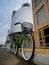 Bello, Colombia, December 17 2019: Bicycles used for transportations of workers inside a waste water treatment plant