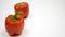 Bellpepper in white background or capsicum