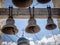 Bells on the belfry of the Christian Orthodox Church in Central Russia.