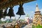Bells in Izmailovsky Kremlin, Moscow, Russia