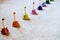 Bells of montessori musical colors to teach music to children