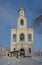 Belltower (1841) of St. George monastery. Novgorod, Russia