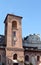 Belltower and clock, Romanian Orthodox church of St Anthony the Great, Bucharest