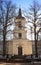 Belltower of Holy Trinity Church, Helsinki. Was built in the neo classical style