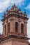 The belltower of the La Compania Church, Cusco, Peru