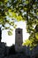 Belltower and leaves