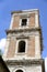 Belltower of Santa Chiara Church in Naples, Italy