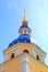 Belltower of Vydubychi Monastery in the spring, Kyiv