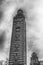 Belltower of Westminster Cathedral, iconic catholic church in London, UK