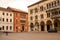 BELLUNO, ITALY MAY 03, 2019: the historic city center of Belluno