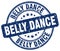 belly dance blue stamp