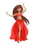 Belly dance. Vector Illustration