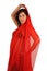 Belly-dancer dressed in red kerchief