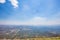 Belo Horizonte, Minas Gerais, Brazil. Paraglider flying from top